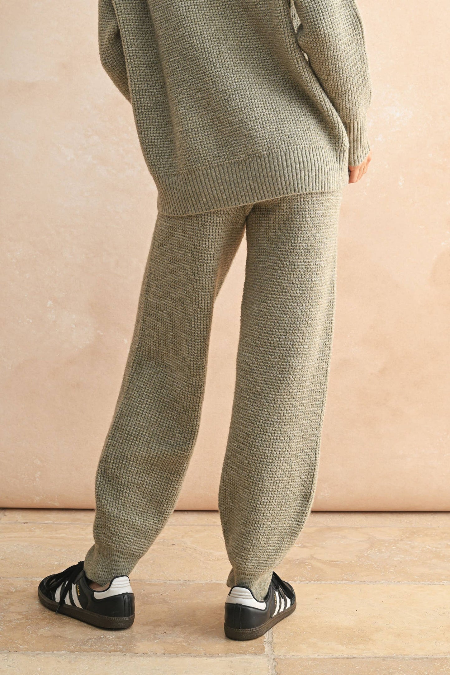 Zara Waffle Knit Jogger Pants