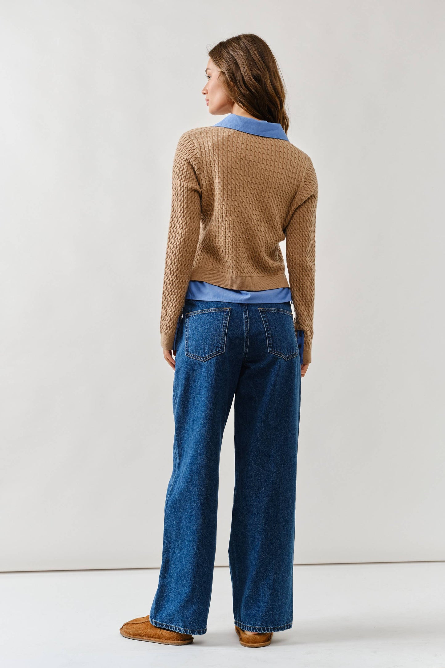 Serena Mixed Media Cardigan