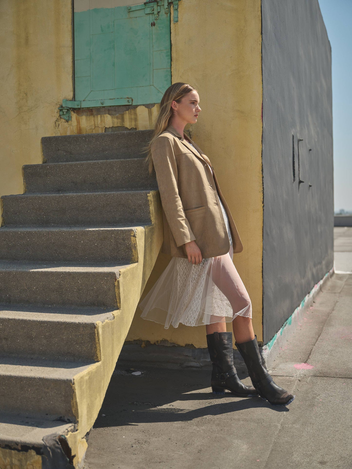 Macy Suede Blazer Jacket