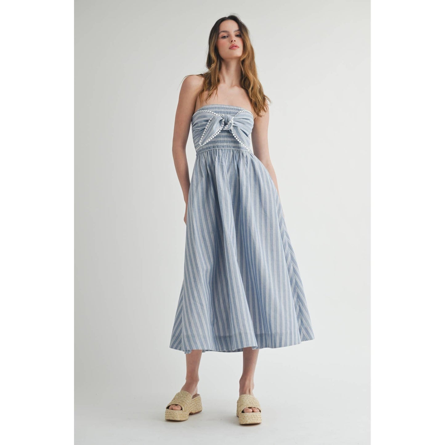Kelly Strapless Tie Dress