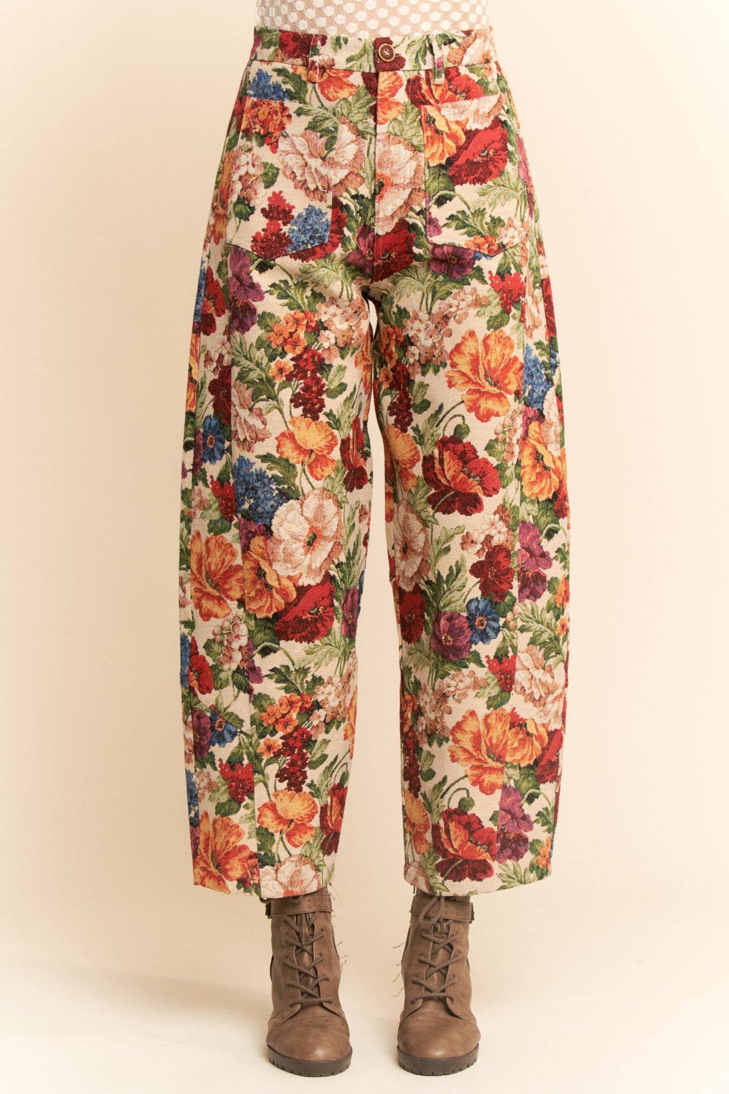 Mira Floral Tapestry Pants
