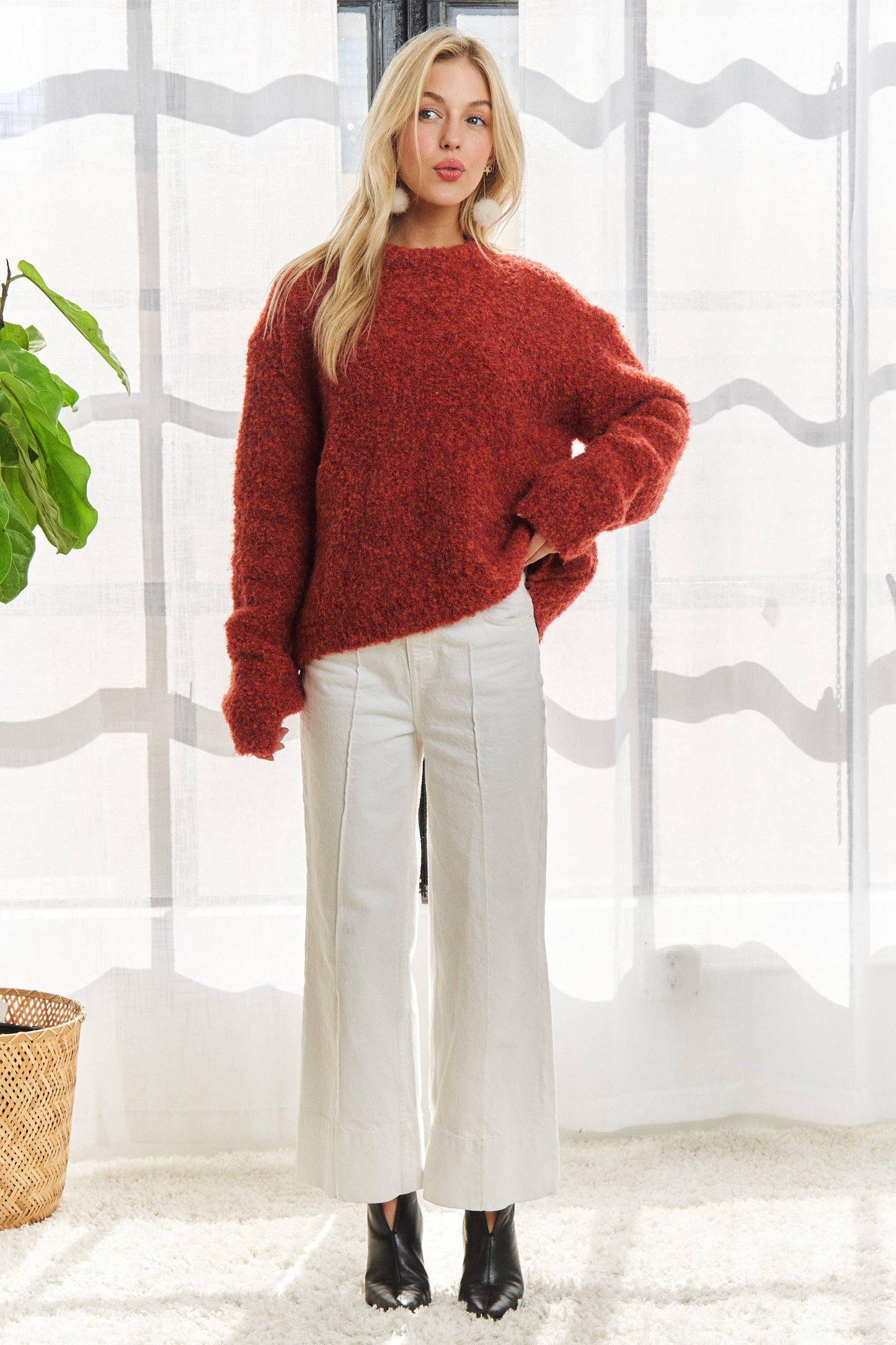 Serena Fuzzy Sweater
