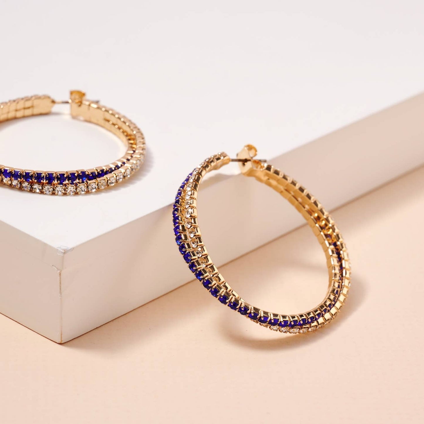 Gina Twisted Hoop Earrings - Two Colors