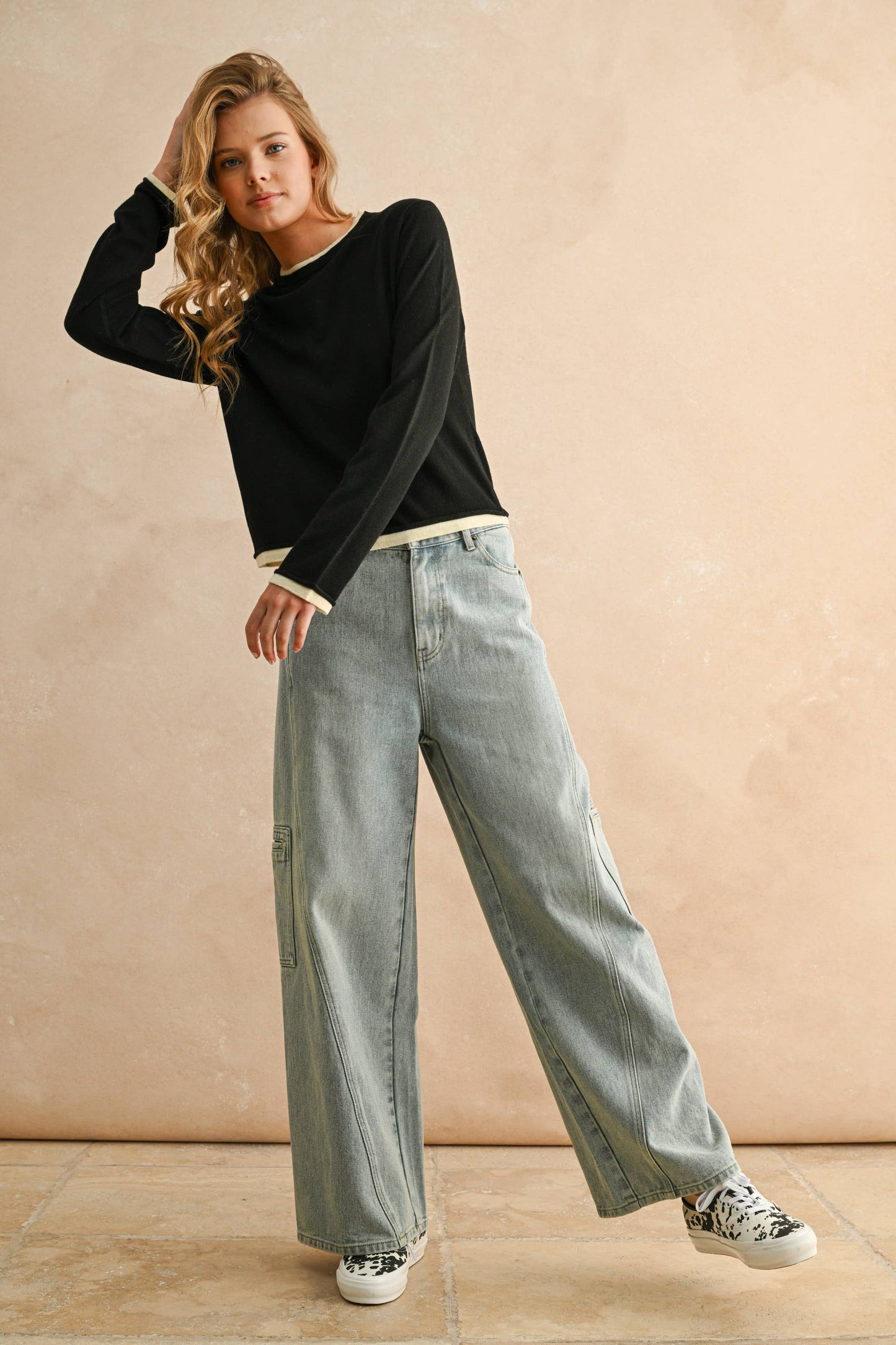 Emory Utility Pocket Baggy Jeans