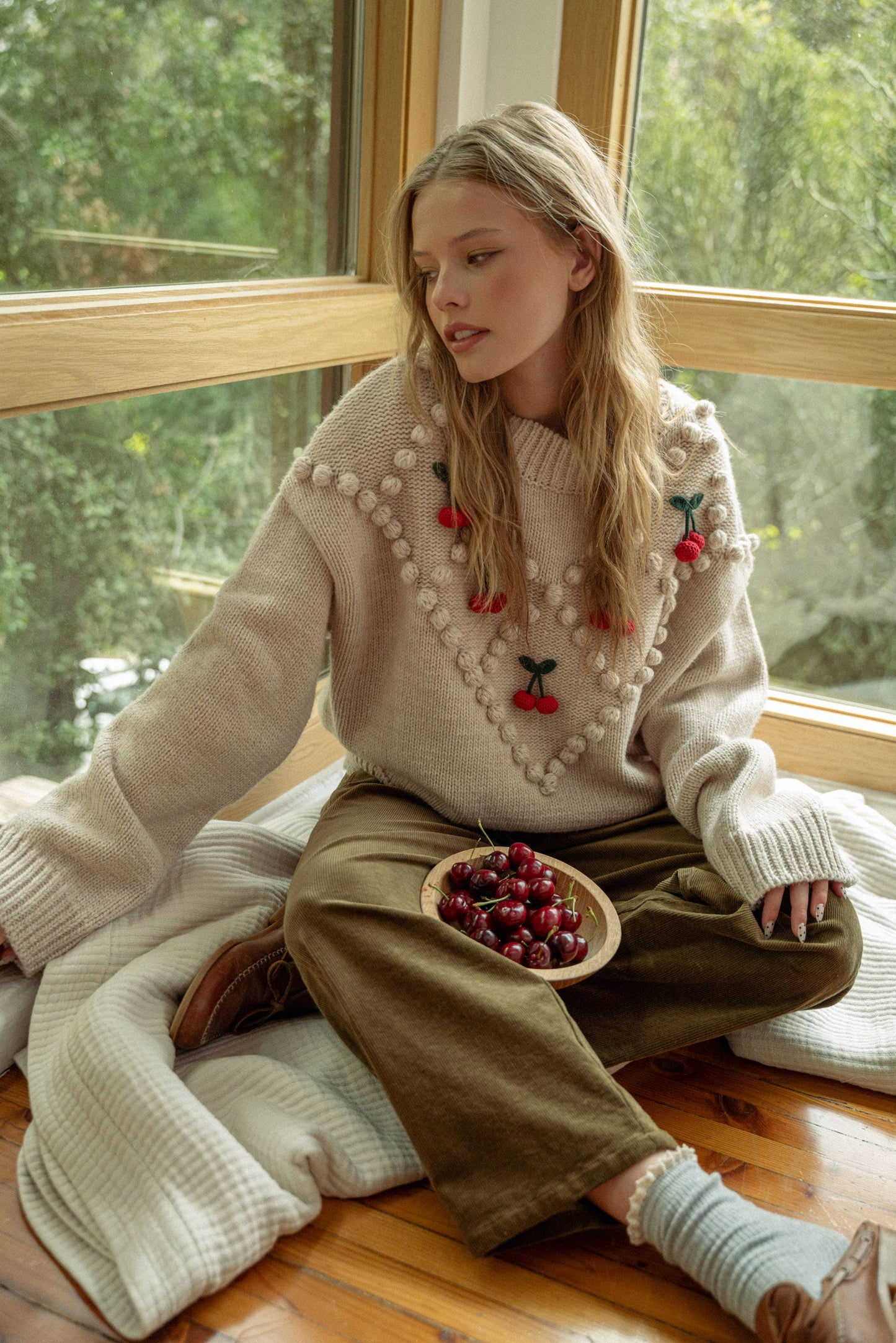 Mon Chérie Popcorn Sweater