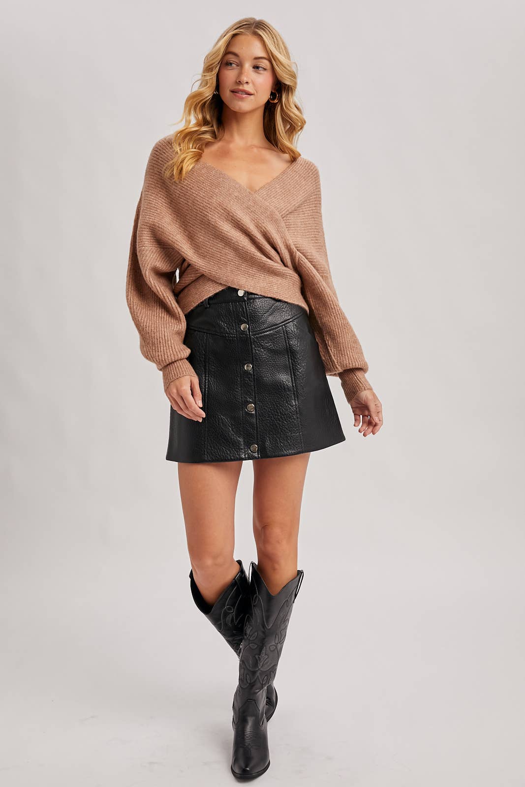 Whitney Wrap Sweater - Two Colors