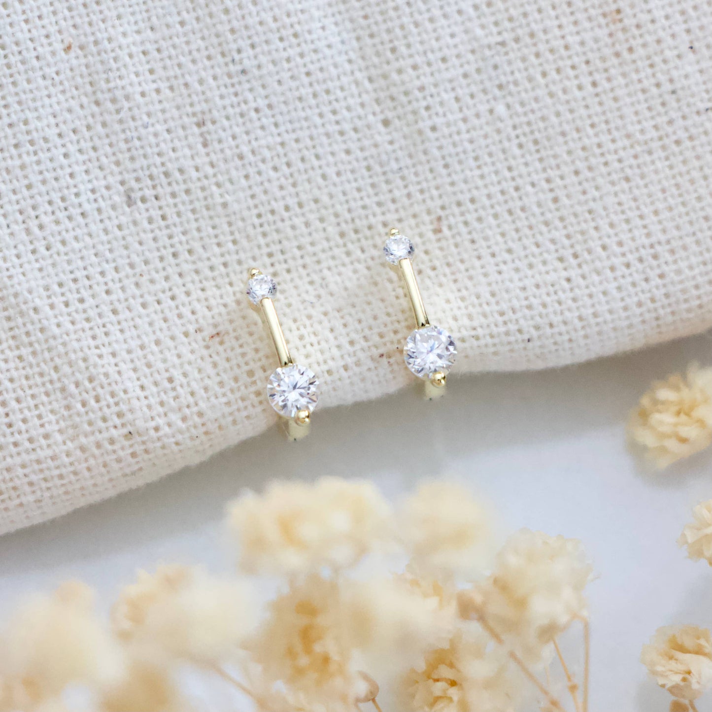 Preciosa Huggie Earrings