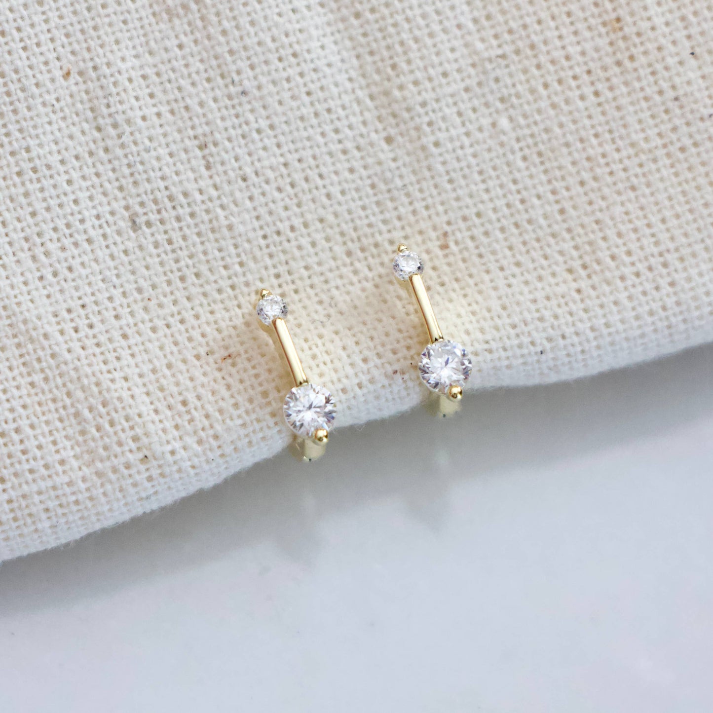 Preciosa Huggie Earrings