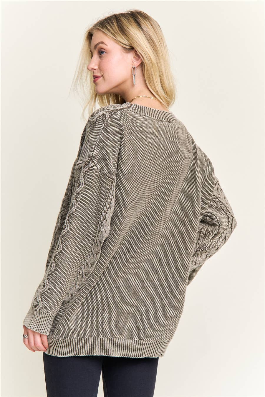 Harlow Vintage Crew Neck Sweater