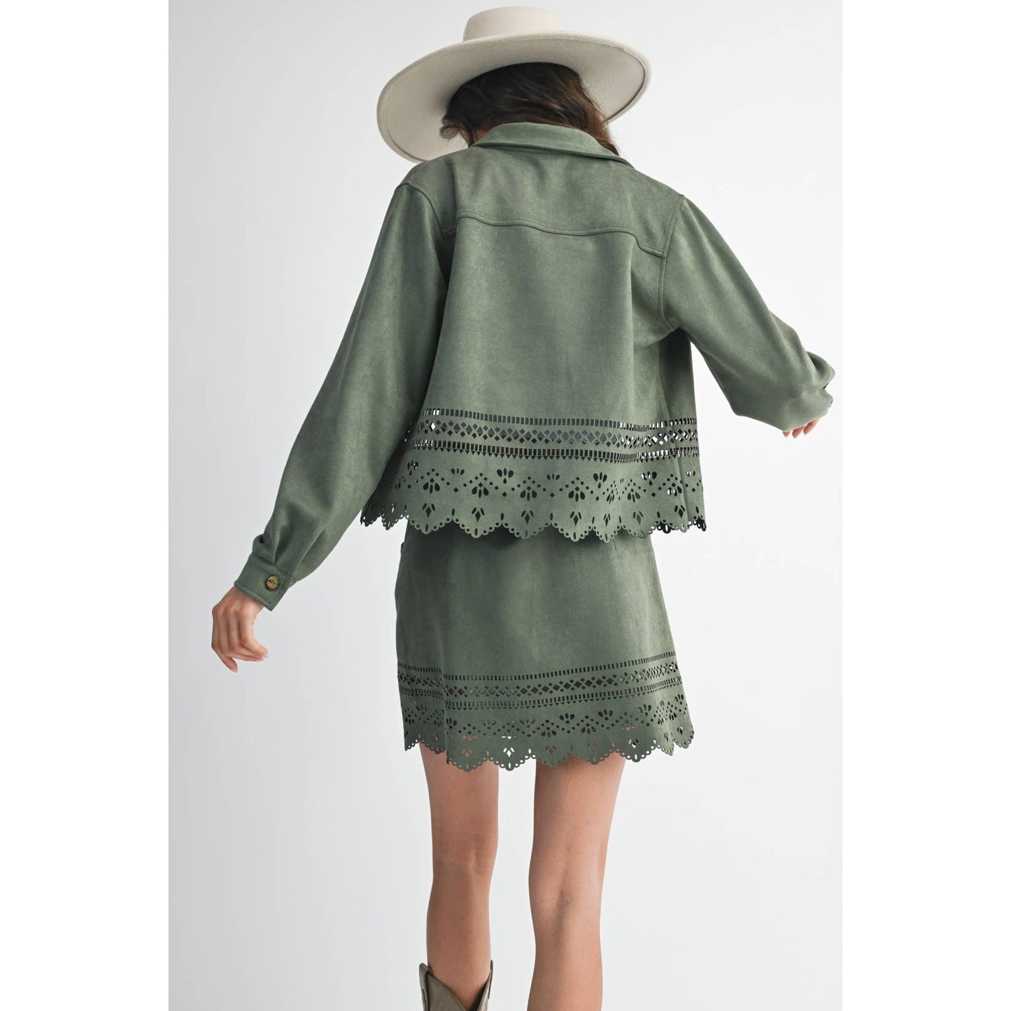 Reagan Laser Cut Jacket