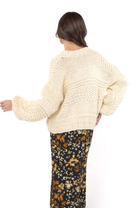 Iggy Chunky Hand Knit Cardigan