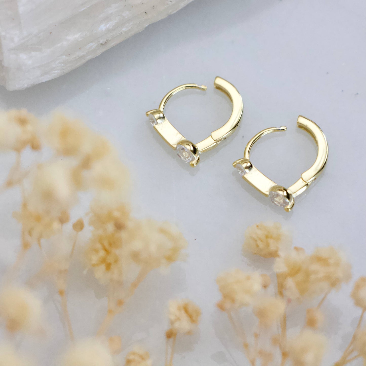 Preciosa Huggie Earrings