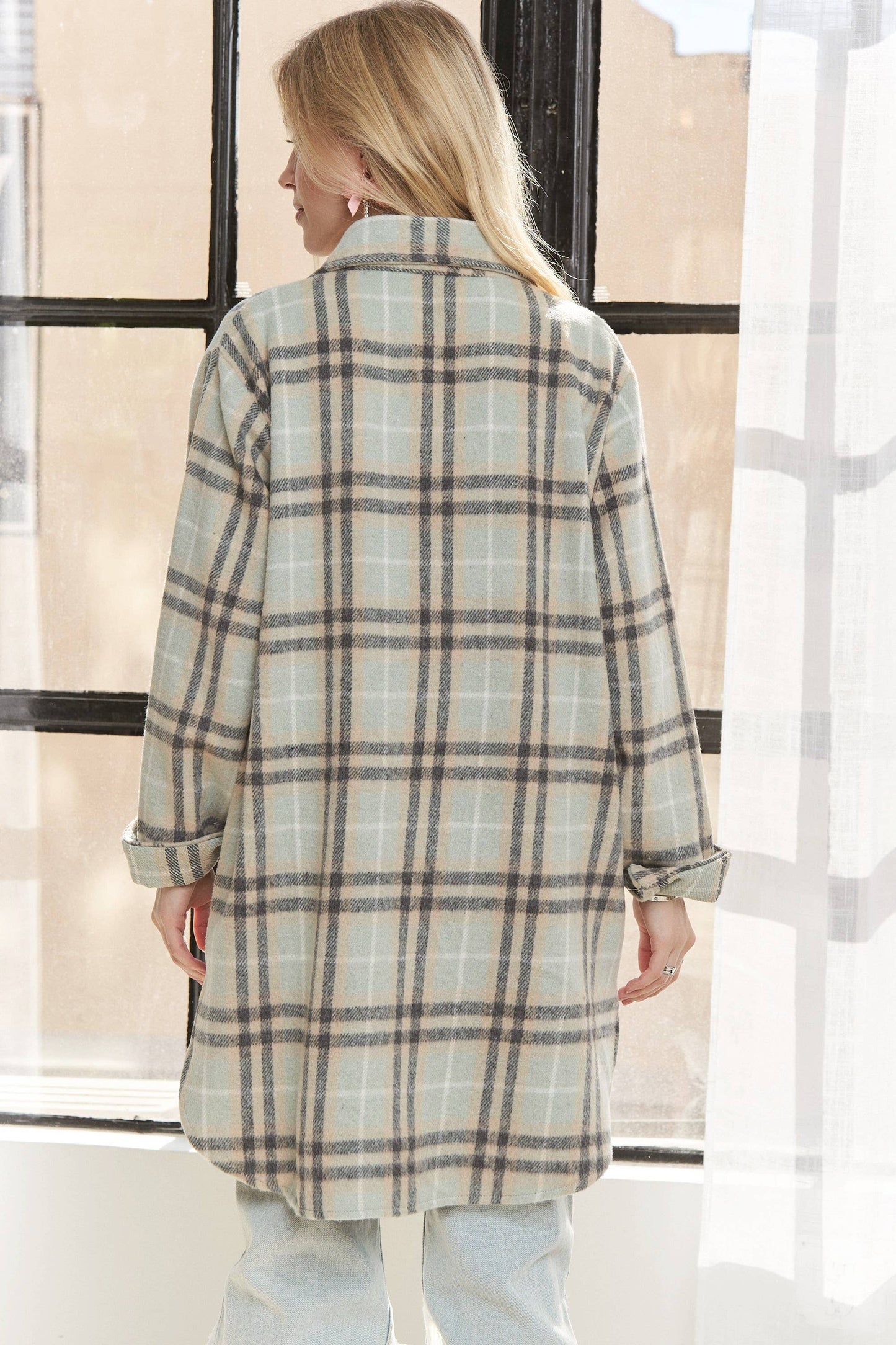 Becca Long Flannel Shacket
