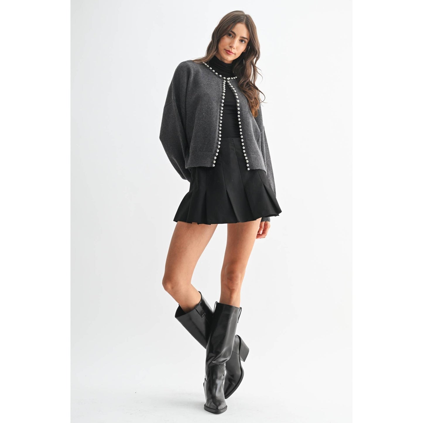 Penelope Stud Cardigan