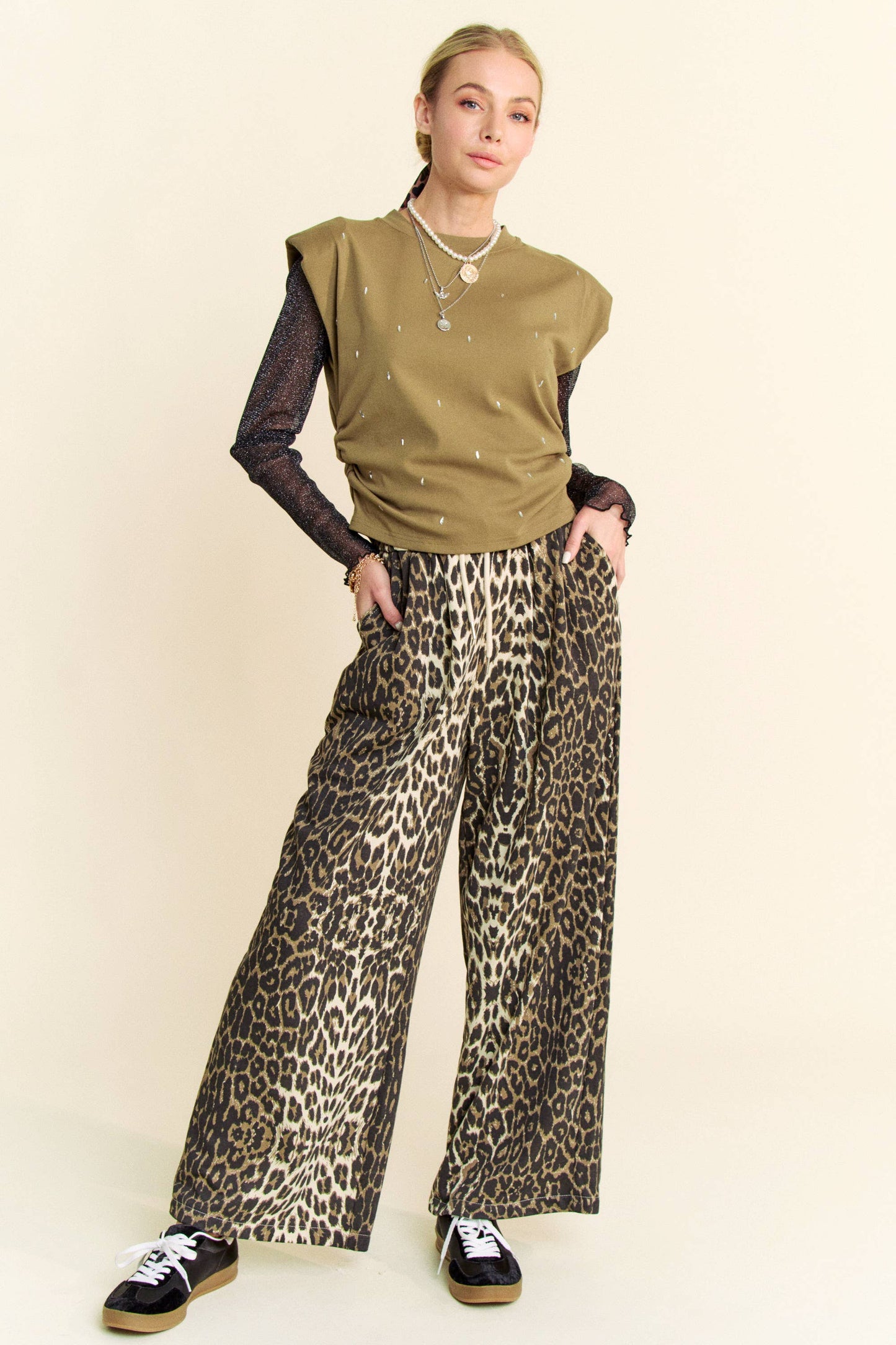 Zoey Animal Print Pants