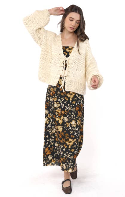 Iggy Chunky Hand Knit Cardigan