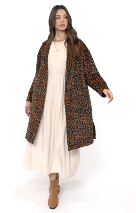 Animal Instinct Leopard Coat