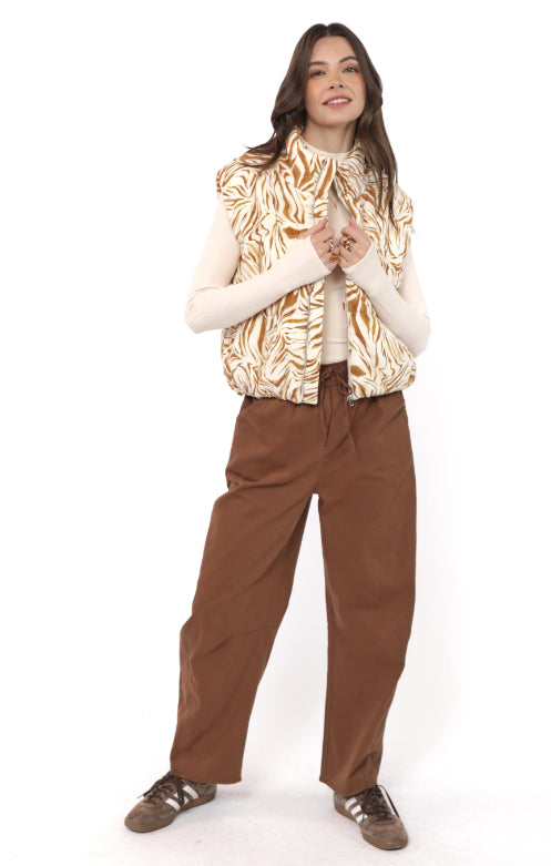 City Boheme Stretch Quilted Vest