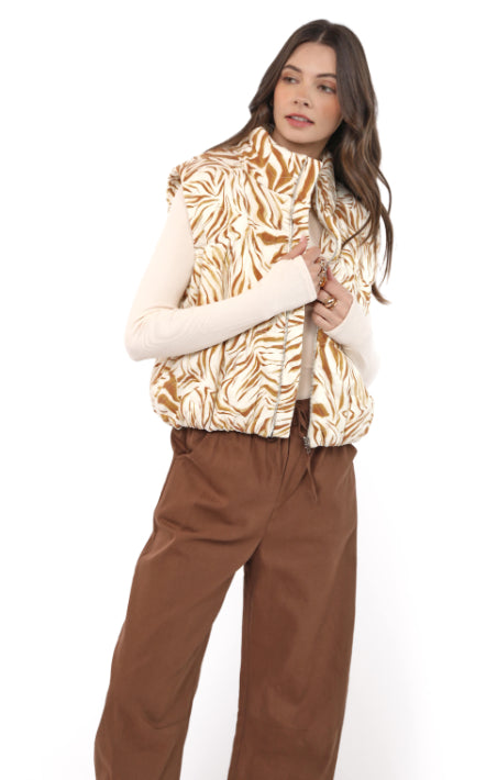 City Boheme Stretch Quilted Vest