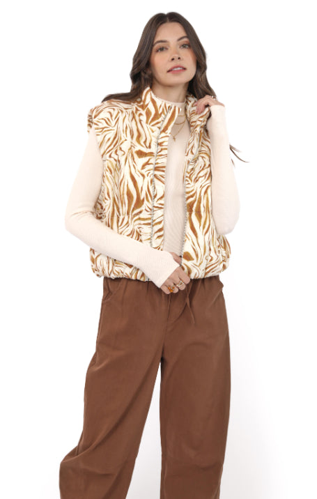 City Boheme Stretch Quilted Vest