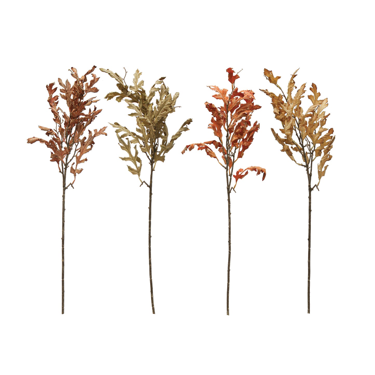 32" Oak Leaf Stem - Four Colors