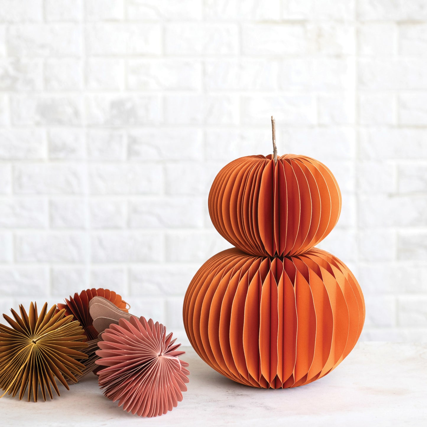 6.5" Honeycomb Pumpkin