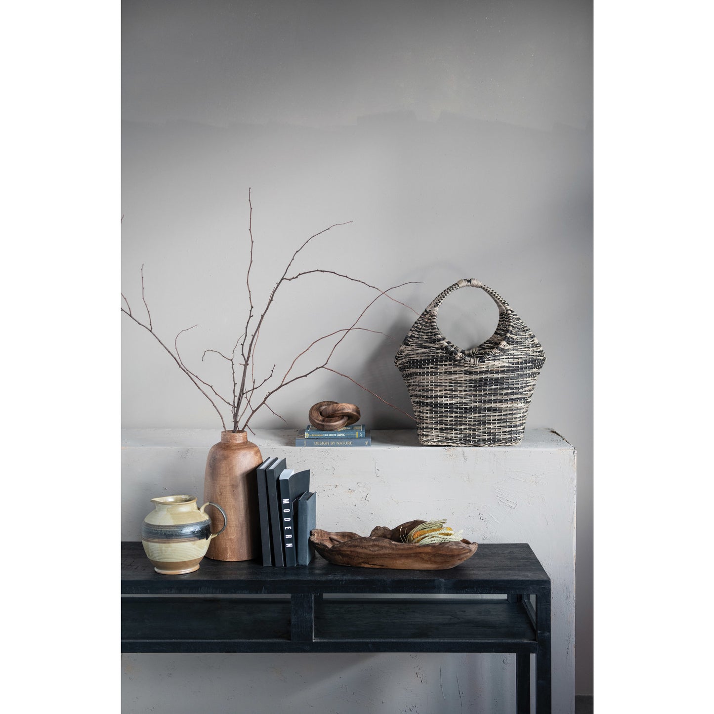 Large Paulownia Wood Vase