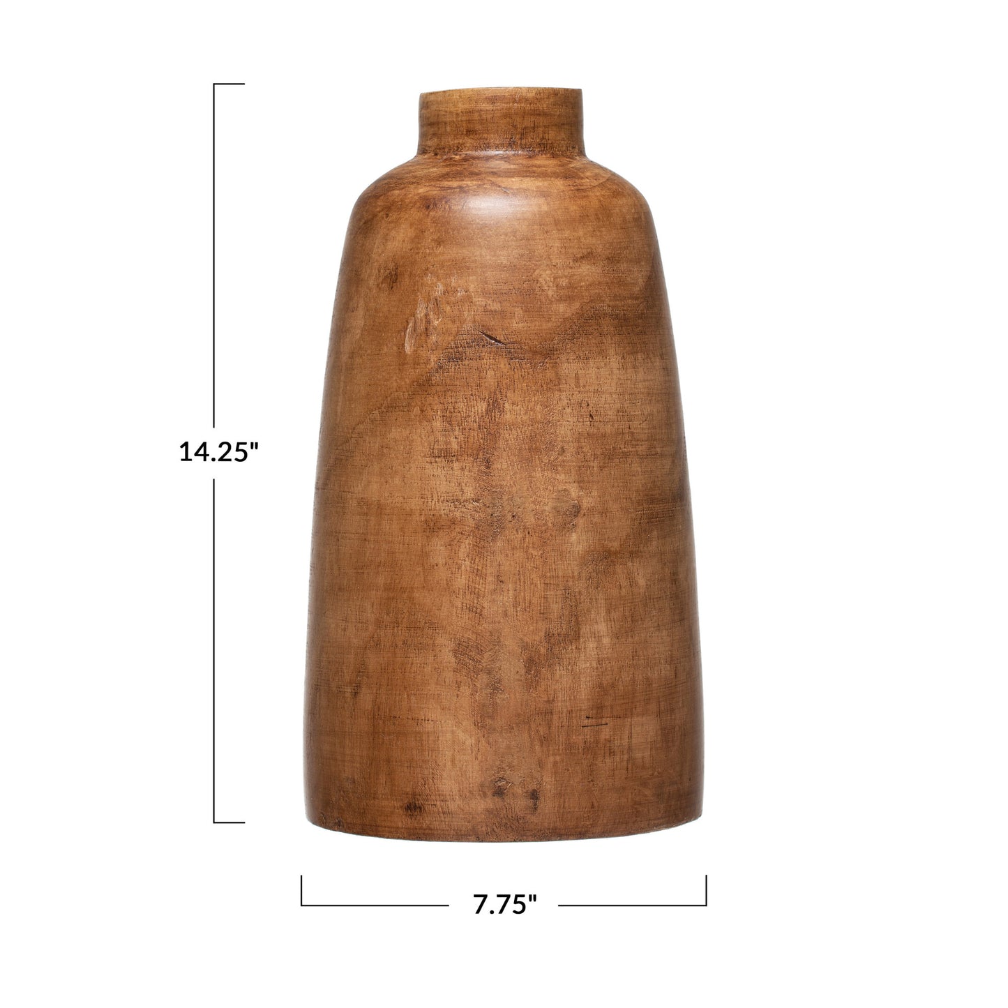 Large Paulownia Wood Vase
