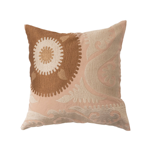 Suzani Embroidered Pillow
