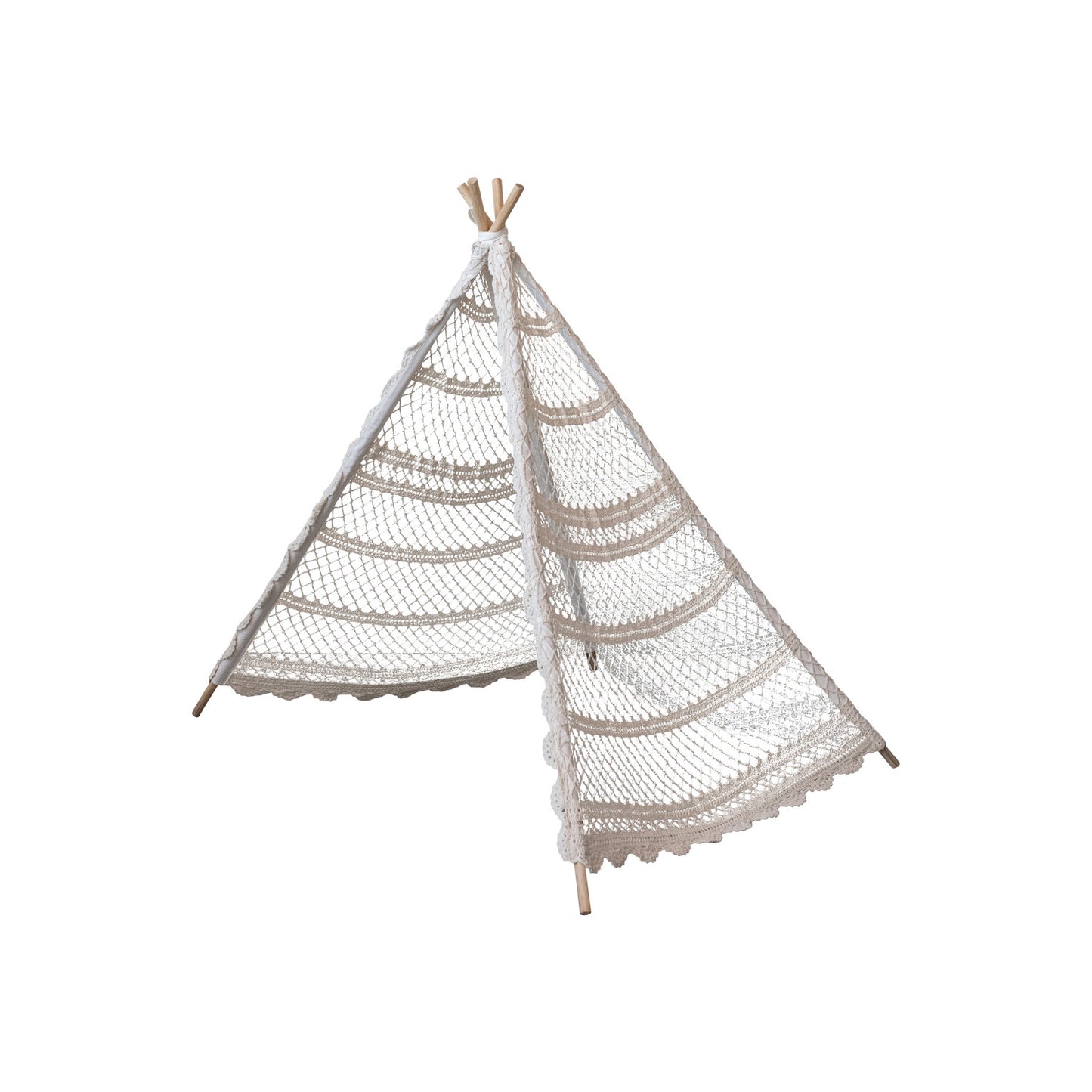 Recycled Cotton Crocheted Tent