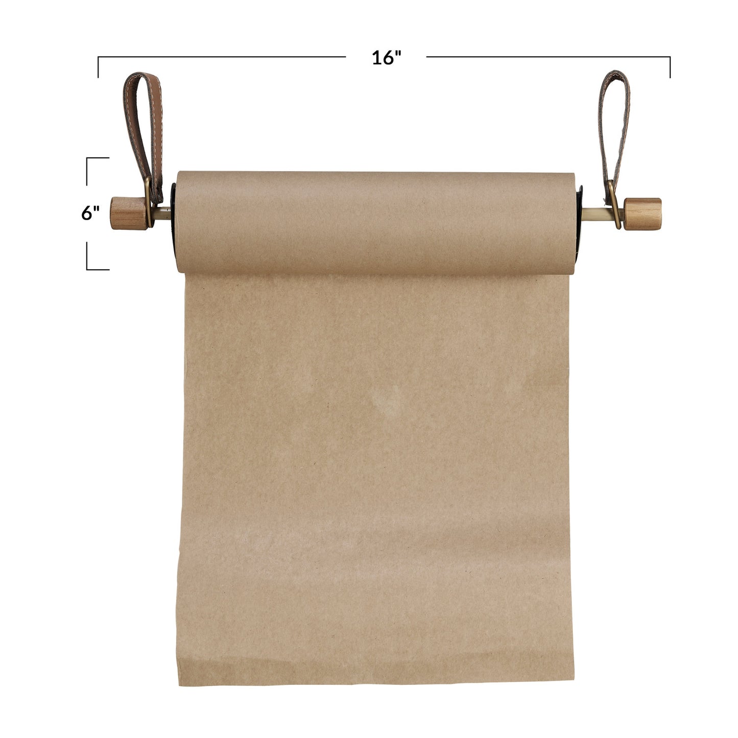 Wall Mounted Scroll w/ Leather Straps