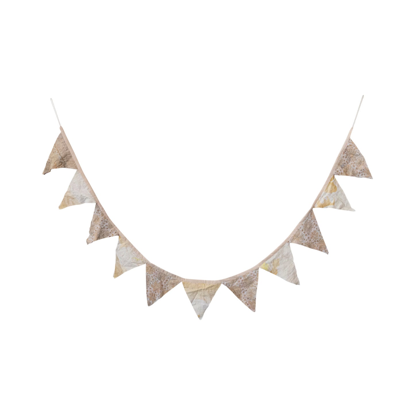 Vintage Cotton Pennant Garland