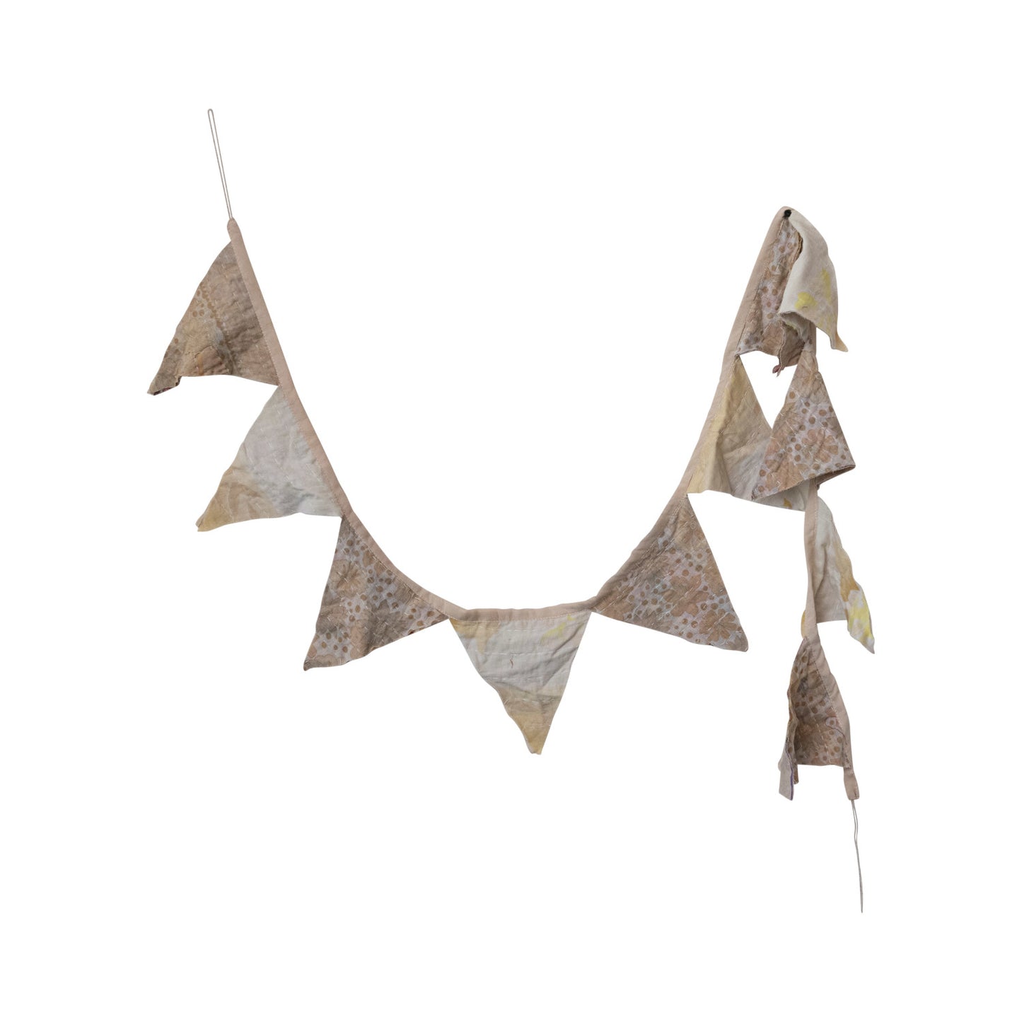 Vintage Cotton Pennant Garland