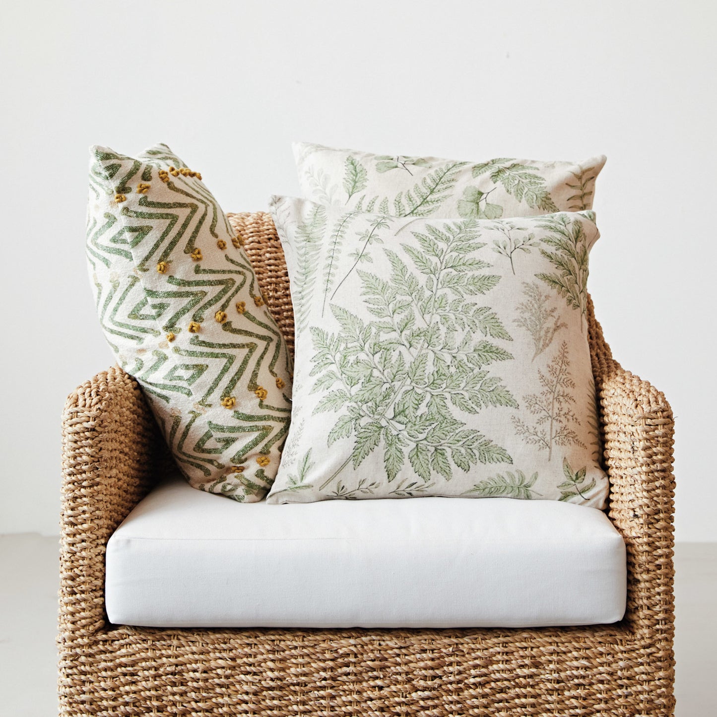 24" French Knots Pillow