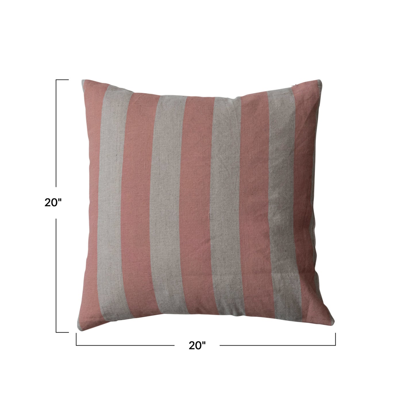20" Spring Striped Pillows - Three Colors