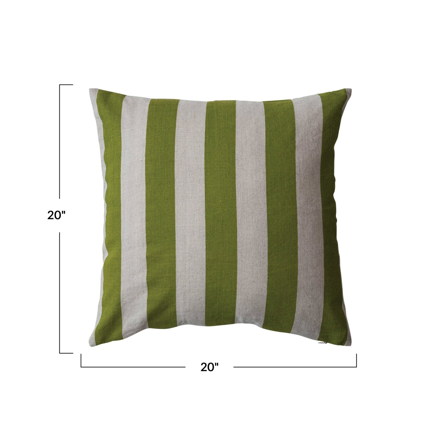 20" Spring Striped Pillows - Three Colors