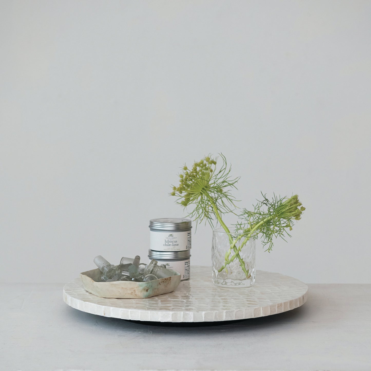 Capiz Shell Lazy Susan