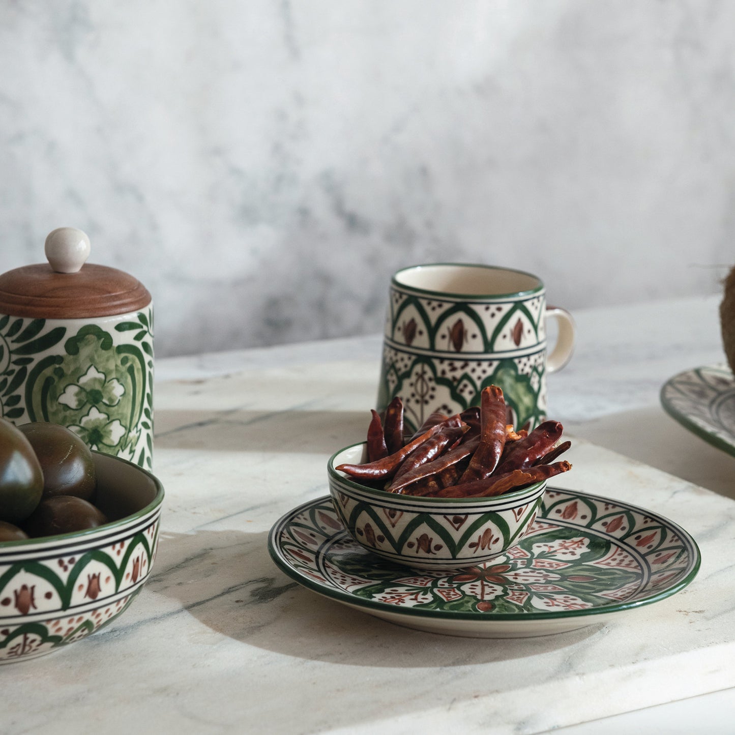 Mediterranean Muse Stoneware Plate