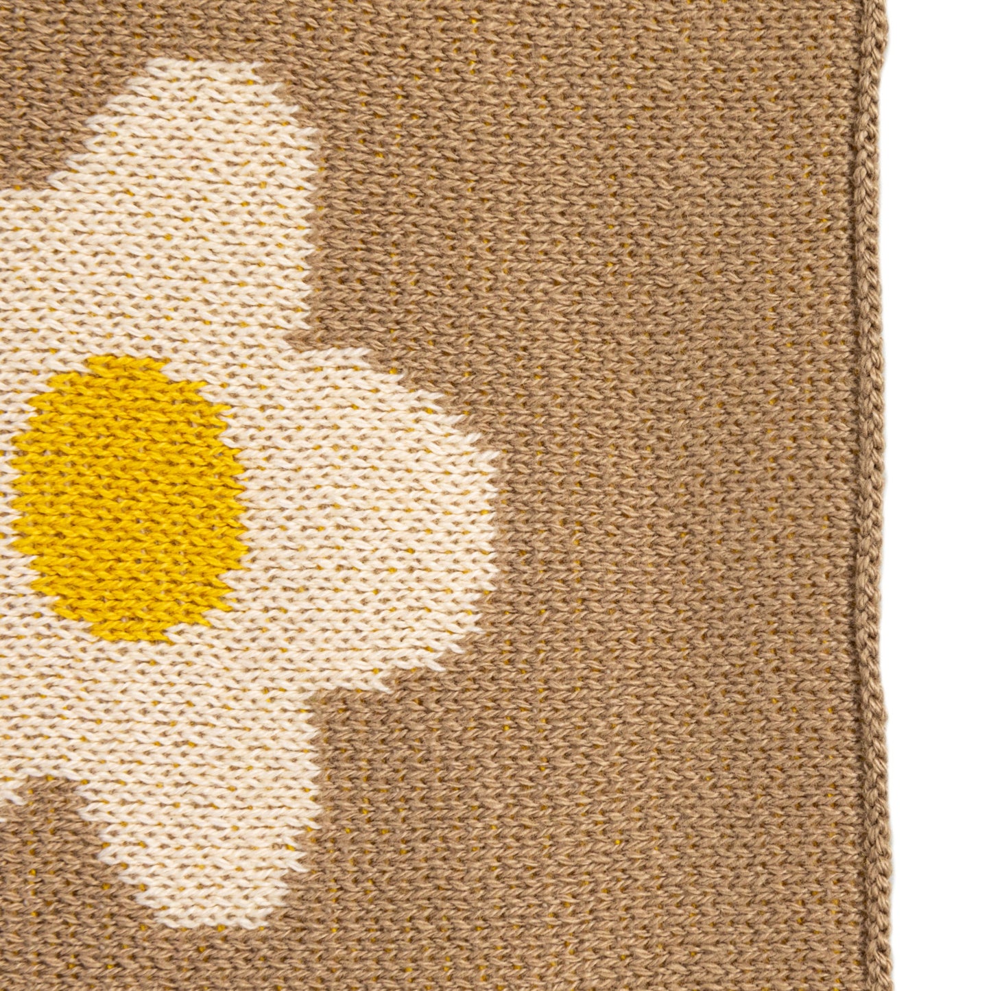Daisy Knit Baby Blanket