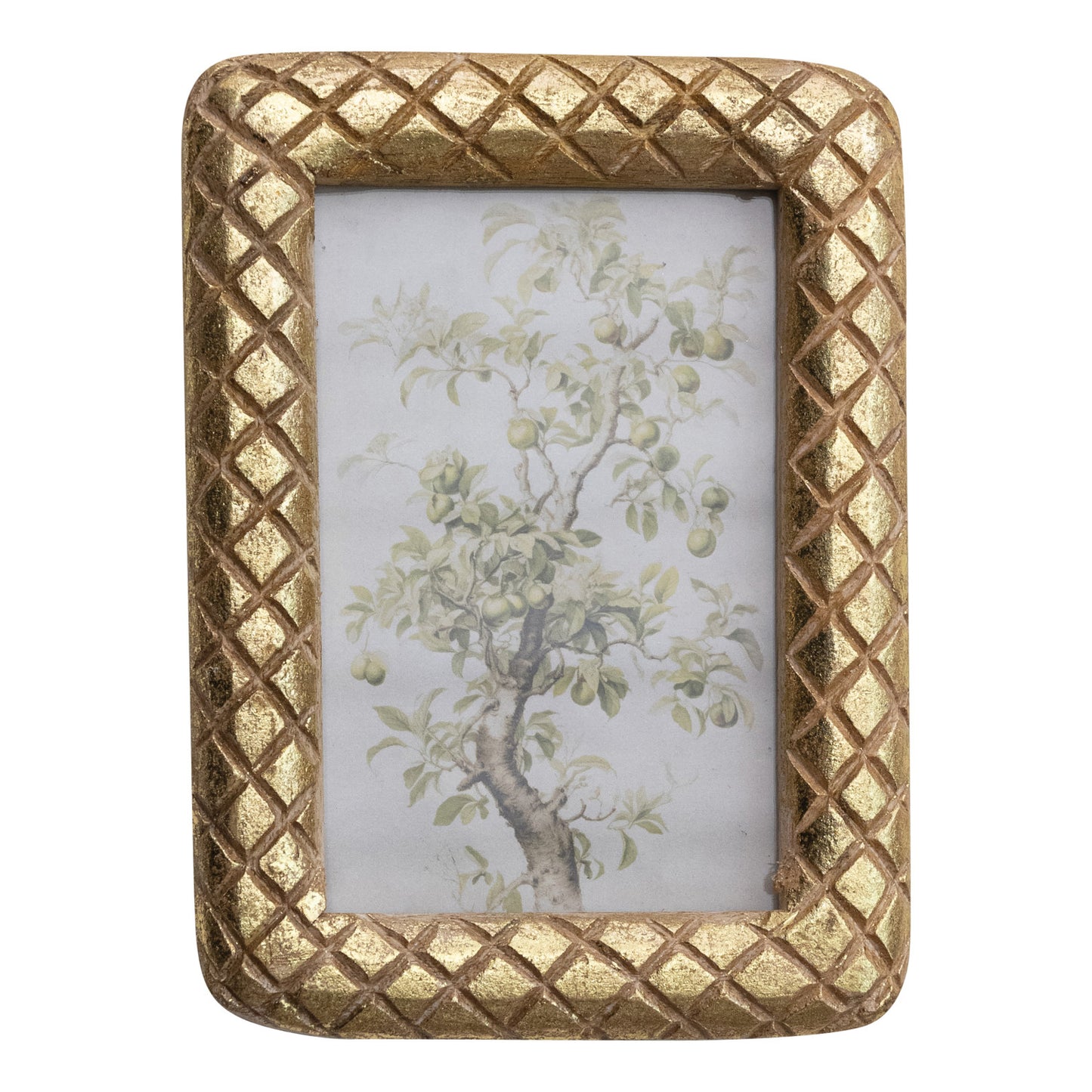 Carved Wood Photo Frame
