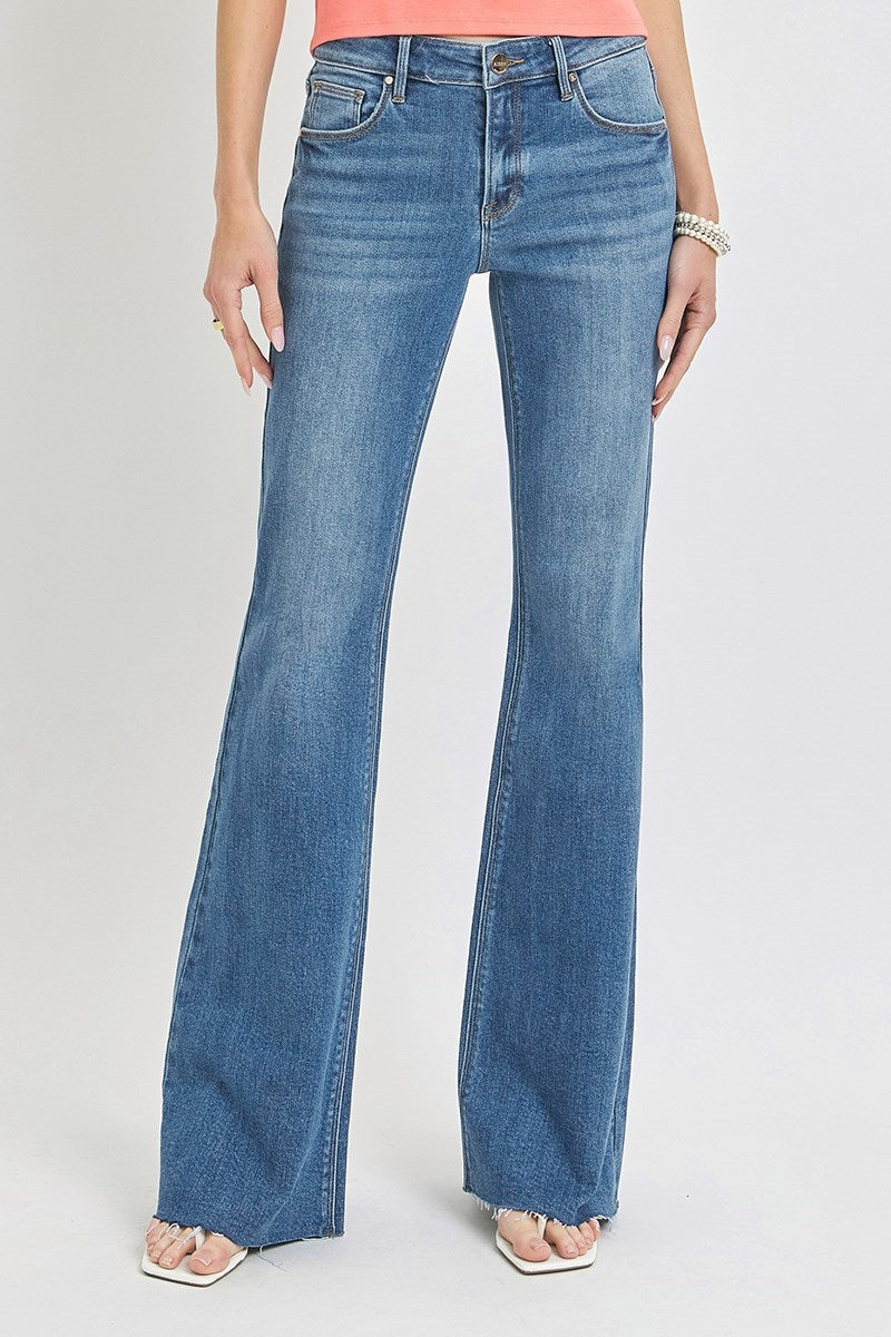 Blake Mid Rise Flare Jeans