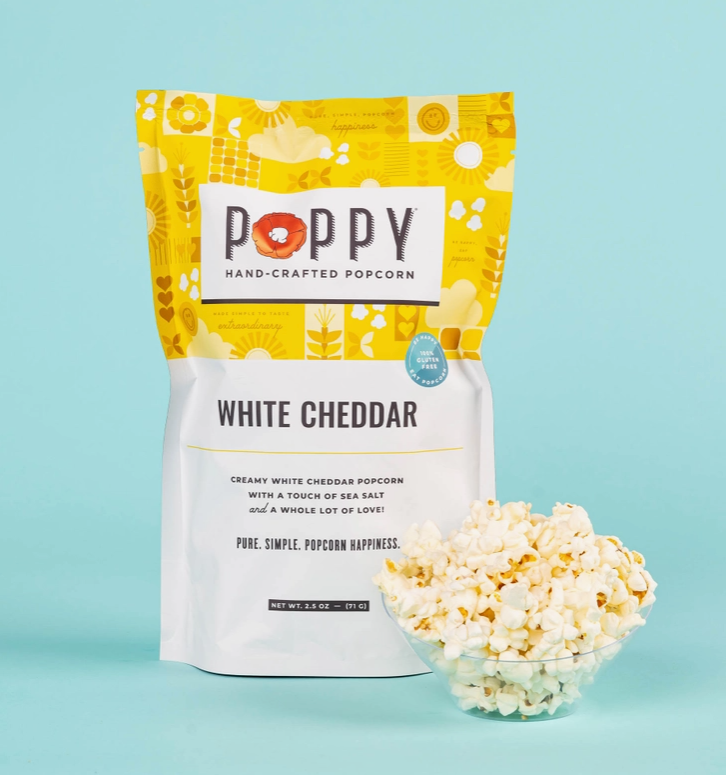Poppy Popcorn - White Cheddar