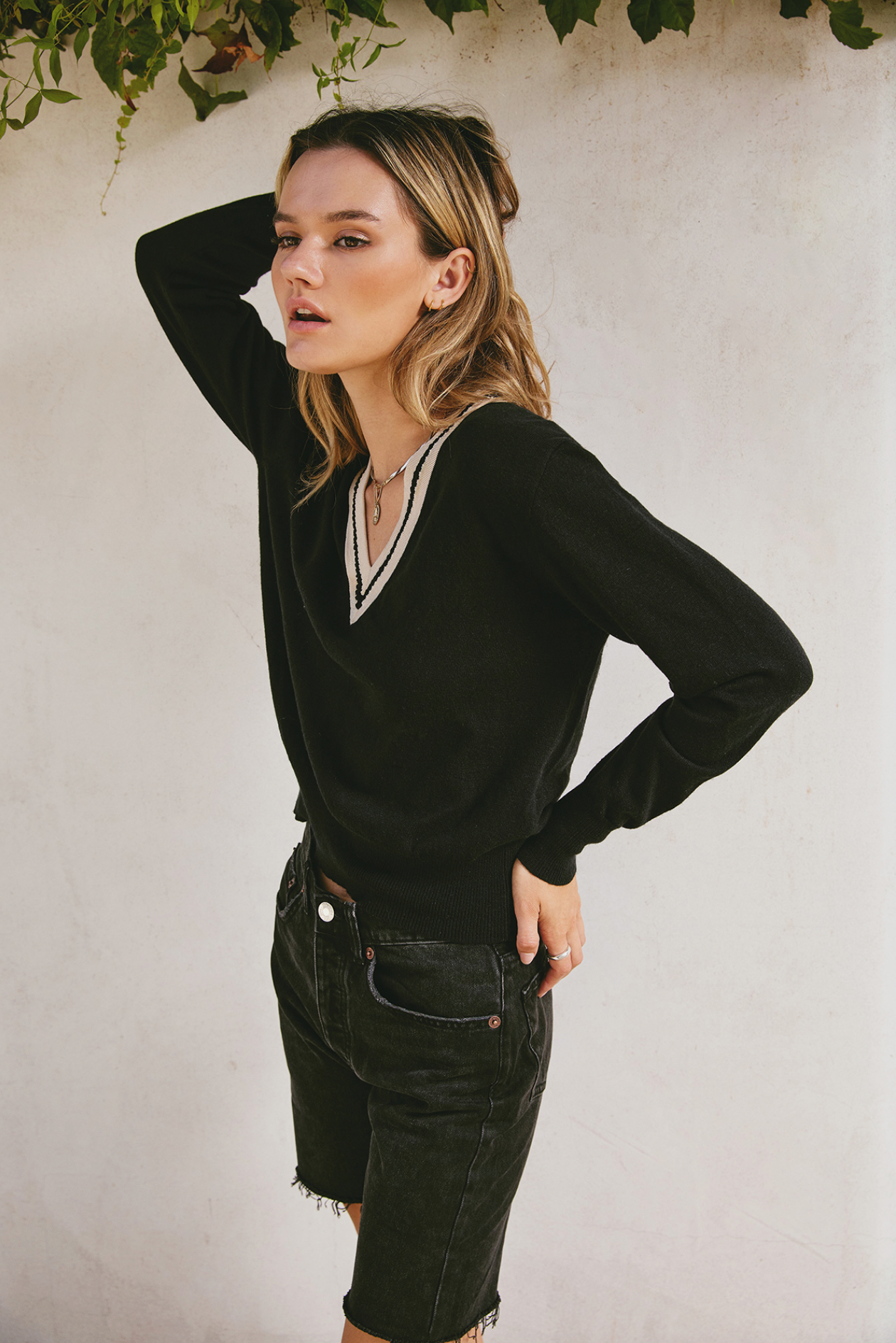 Maria V Neck Sweater