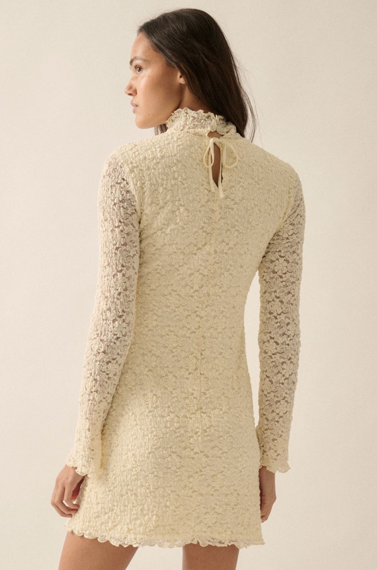 Iris Lace Mini Dress