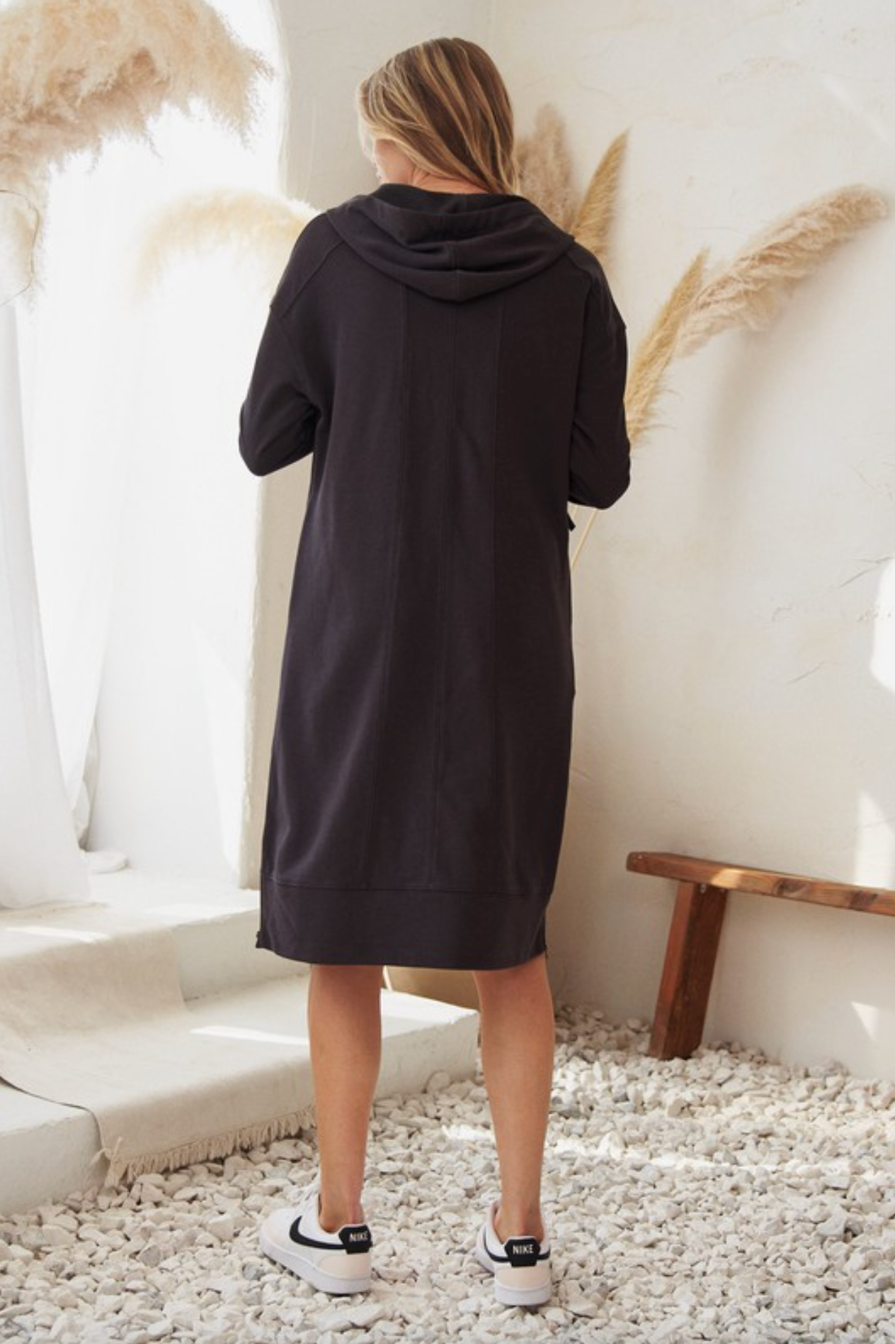 Hallie Hooded Sweatshirt Dress