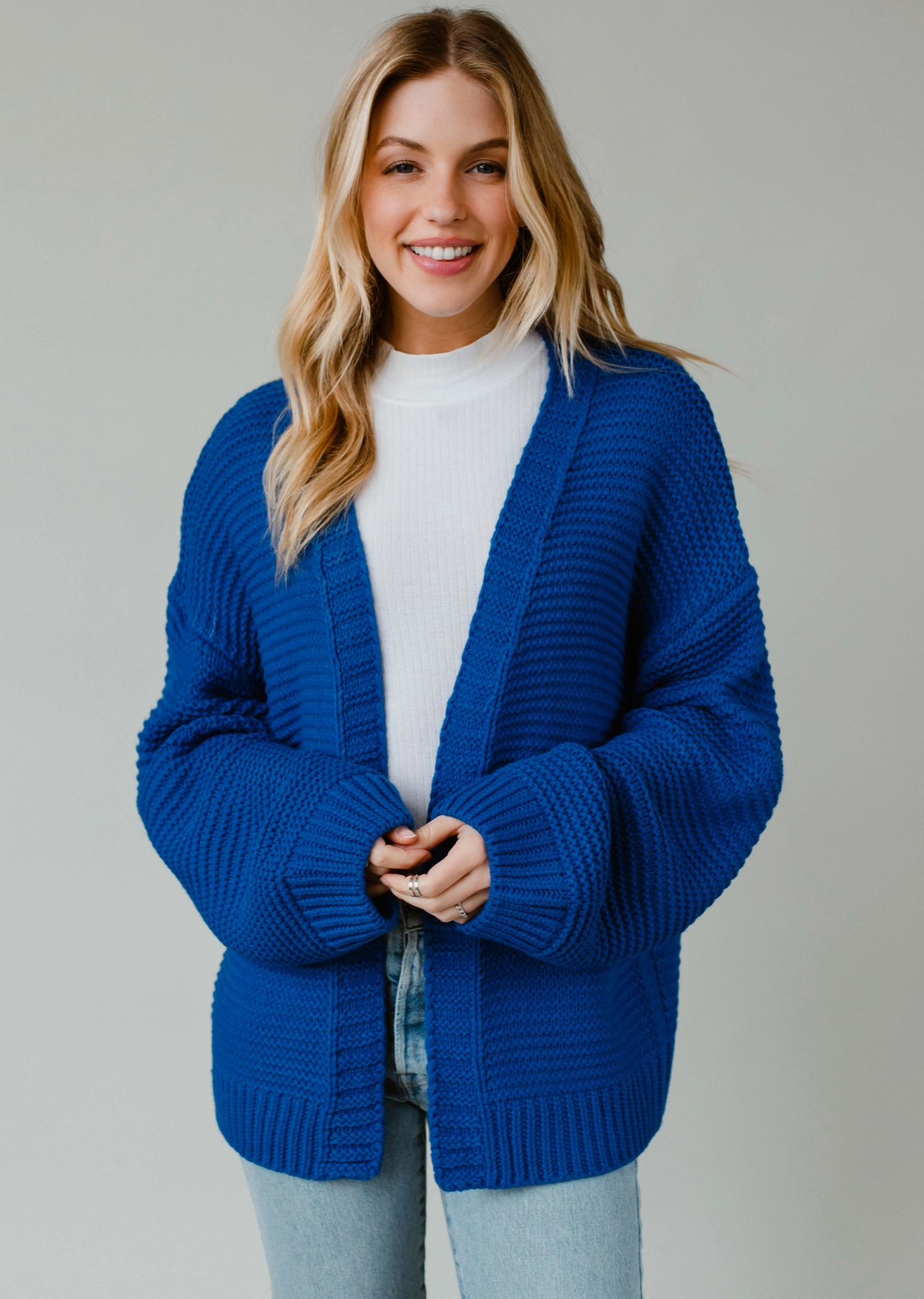 "SKI" Knit Cardigan - Three Colors