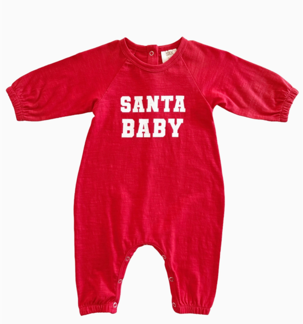 Santa Baby Long Sleeve Jumpsuit