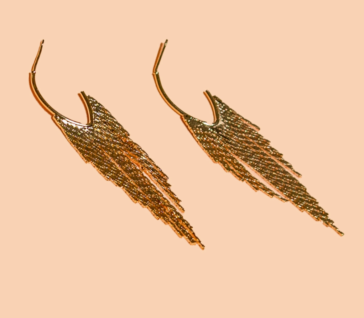 Liza Fringe Hoops
