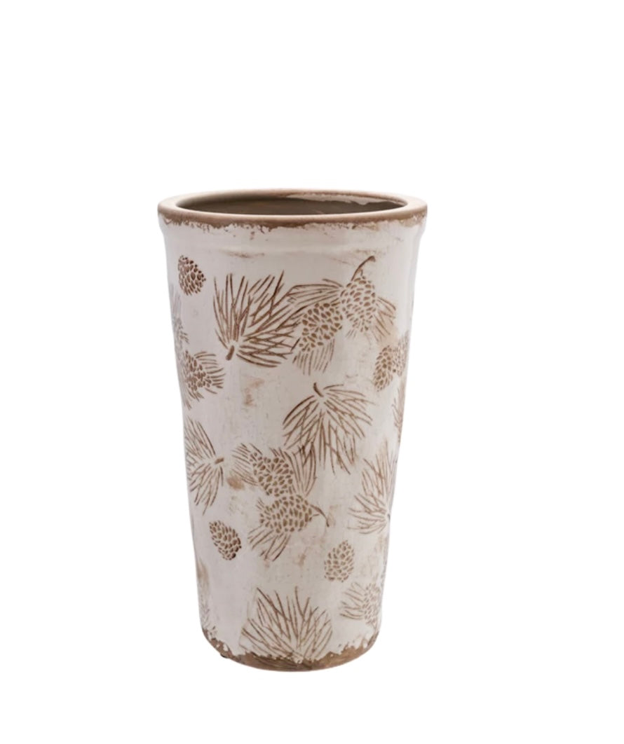 Woodlands Crackle Glaze Vase