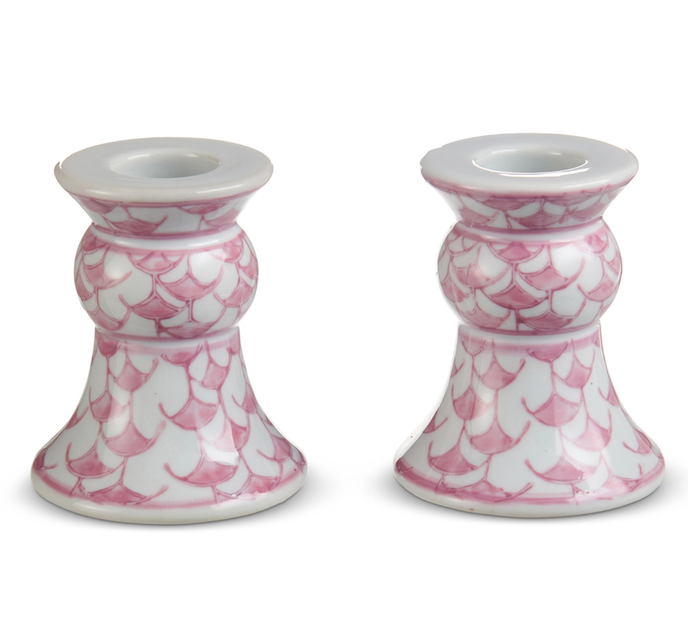 3.5" Pink Candle Holders